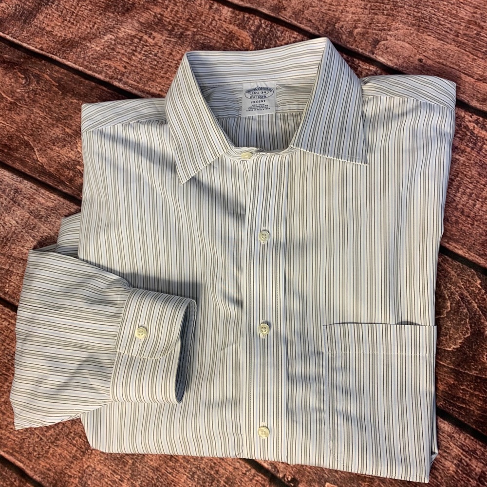 *LAST CHANCE* Brooks Brothers Regent Dress Shirt 16.5 x 34
